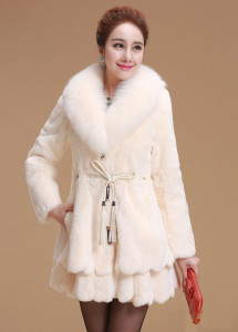 16-April-031 rex rabbit fur coat with fox fur collar  (2)