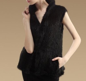 16-057June knitted mink fur vest  (4)