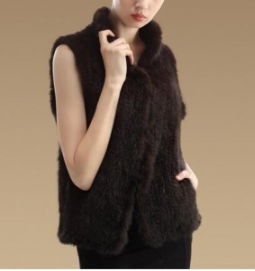 16-057June knitted mink fur vest  (5)