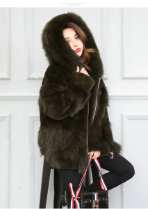 rex rabbit fox fur coat with hood with fox fur trimming 1611037 eileenhou (18)