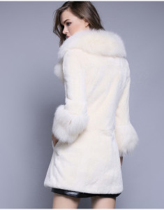 1701011 rex rabbit fur coat with fox fur collar (11)