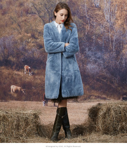 1703003 rex rabbit fur long coat ailin fur (13)