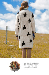 1703008 rex rabbit fur long coat with star print ailin fur (26)