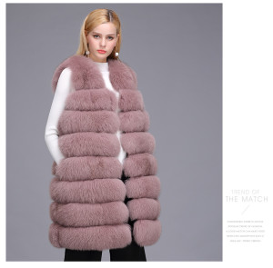 1703036 fox fur vest long eileenhou ailin fur (22)