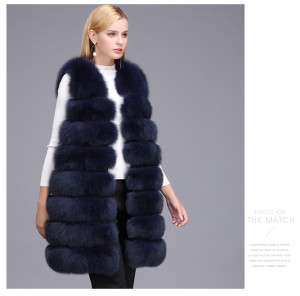 1703036 fox fur vest long eileenhou ailin fur (30)