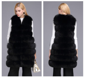 1703036 fox fur vest long eileenhou ailin fur (35)