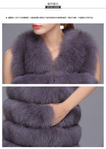 1703036 fox fur vest long eileenhou ailin fur (36)