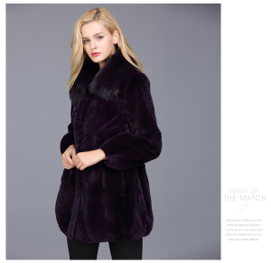 1703037 rex rabbit fur coat with fox fur collar eileenhou ailin fur (18)