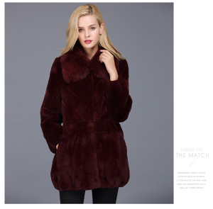 1703037 rex rabbit fur coat with fox fur collar eileenhou ailin fur (22)