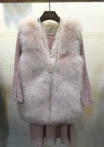 1703004 fox fur vest eileenhou ailin fur (300)