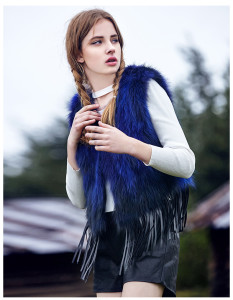 1703057 raccoon fur vest with leather tassels eileenhou ailin fur (33)