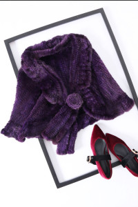 1703062 knitted mink fur shawl with rose flower eileenhou ailin fur (12)