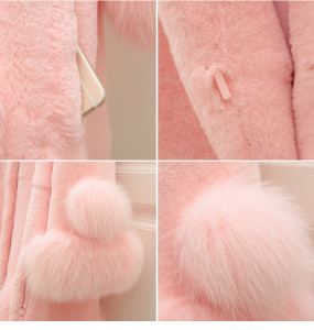 rex rabbit fur coat with fox fur collar 1703082 eileenhou ailin fur (36)