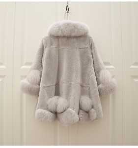 rex rabbit fur coat with fox fur collar 1703082 eileenhou ailin fur (38)