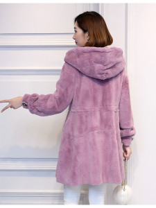 1703094 rex rabbit fur coat with hood eileenhou ailin fur (10)