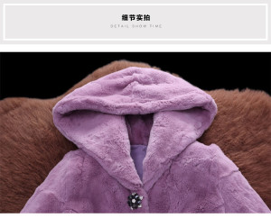 1703094 rex rabbit fur coat with hood eileenhou ailin fur (18)