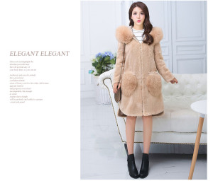 1703131 rex rabbit fur coat with fox fur hood trimming (9)