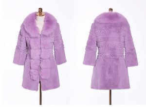 1704006 rex rabbit fur coat with fox fur collar eileenhou lvcomeff (12)