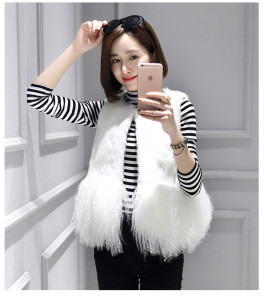 1704007 rabbit fur vest with mongolia sheep fur trimming eileenhou lvcomeff (12)