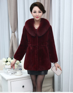 1704011 rex rabbit fur coat with fox fur collar eileenhou lvcomeff (16)