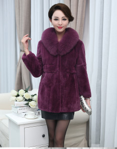 1704011 rex rabbit fur coat with fox fur collar eileenhou lvcomeff (23)