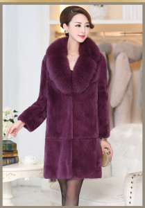 1704013 rex rabbit fur coat with fox fur collar eileenhou lvcomeff (16)