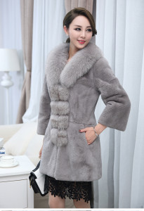 1704015 rex rabbit fur coat with fox fur collar eileenhou lvcomeff (16)