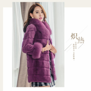 1704017 rex rabbit fur coat with fox fur cuffs eileenhou lvcomeff (18)