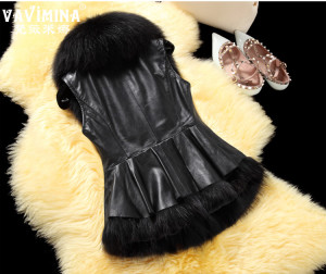 1704035 sheep leather vest with raccoon fur collar eileenhou lvcomeff (20)