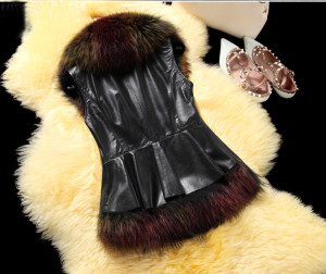 1704035 sheep leather vest with raccoon fur collar eileenhou lvcomeff (29)