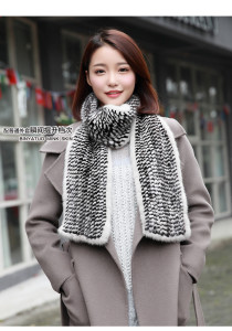 1704061 knitted mink fur scarf eileenhou lvcomeff (1)