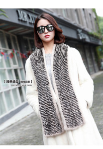 1704061 knitted mink fur scarf eileenhou lvcomeff (13)