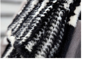 1704064 knitted mink fur scarves eileenhou lvcomeff stripe (13)