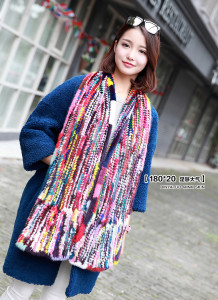 1704065 knitted mink fur scarf multicolor eileenhou lvcomeff (14)