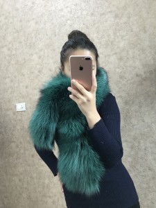 1704082 silver fox fur collar scarf eileenhou lvcomeff (6)