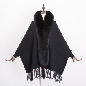 1704092 shawl with fox fur collar with cuffs eileenhou lvcomeff (12)