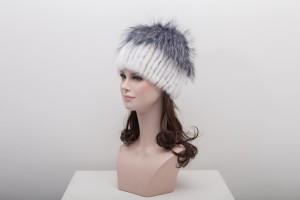 17041015 knitting mink fur hat with fox fur top eileenhou lvcomeff (11)