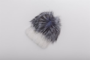 17041015 knitting mink fur hat with fox fur top eileenhou lvcomeff (20)