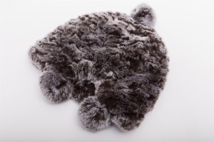 1704119 knitted rex rabbit fur hat with pompoms eileenhou lvcomeff (50)