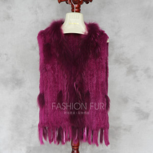 1704155 knitted rabbi fur vest with tassles with raccoon fur collar eileenhou lvcomeff (19)