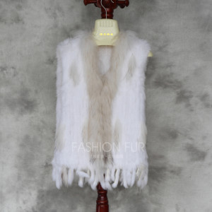 1704155 knitted rabbi fur vest with tassles with raccoon fur collar eileenhou lvcomeff (28)