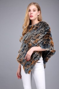 1706035 rabbit fur poncho multicolor eileenhou (20)