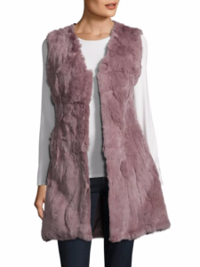 1705038 rabbit fur gilet ailin fur (1)