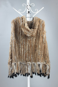 1705078 knitted rabbit fur shawl with tassles lvcomeff (18)