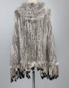 1705078 knitted rabbit fur shawl with tassles lvcomeff (8)