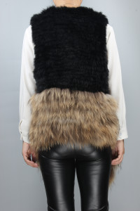 1705081 knitted rabbit fur raccoon fur vest lvcomeff (11)