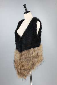 1705081 knitted rabbit fur raccoon fur vest lvcomeff (4)