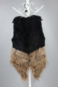 1705081 knitted rabbit fur raccoon fur vest lvcomeff (7)