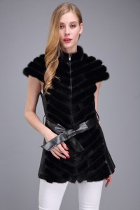 1706006 mink fur vest with sheep leather belt eileenhou (6)