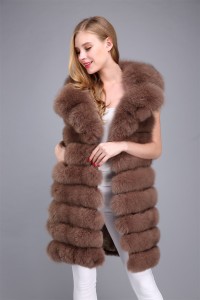 1706010 fox fur vest with big collar eileenhou (20)